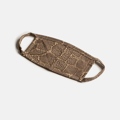 🐍✨ Matching Human & Dog Bandana & Face Mask Bundle – Snakeskin Print