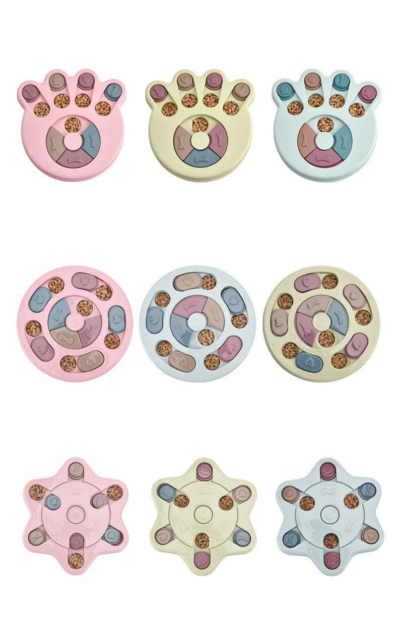 Interactive Iq Boosting Dog Puzzle Feeder Toy: Engage, Train, And Feed Your Furry Friend